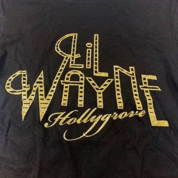 NWOT Lil Wayne Hollygrove Tee Shirt Black, Size Small - Picture 2 of 3